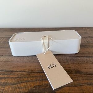 NWT BÉIS Travel Jewelry Case in Beige